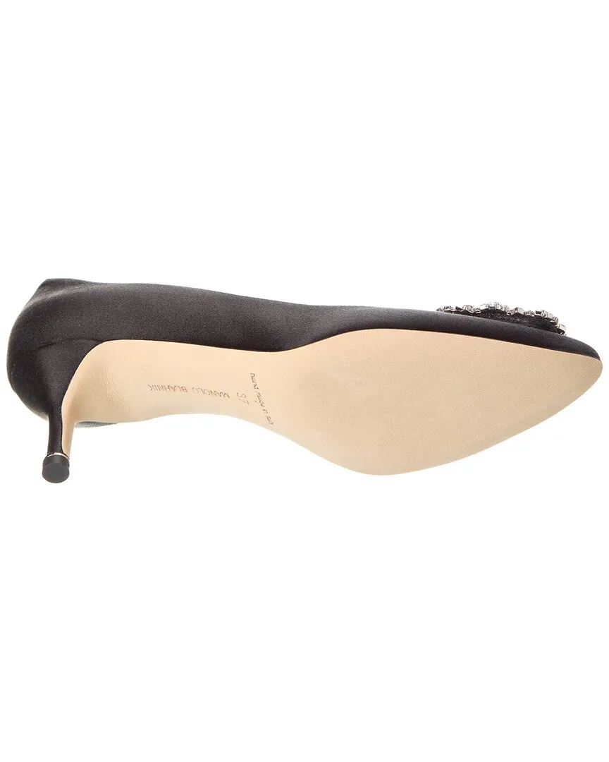Manolo Blahnik Hangisi 50 Satin Pump Shoes_Manolo-Blahnik