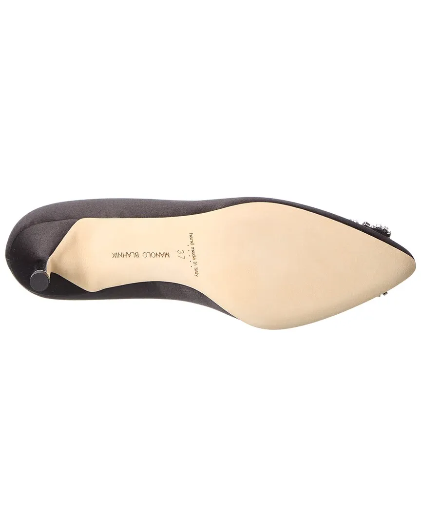 Manolo Blahnik Hangisi 50 Satin Pump Shoes_Manolo-Blahnik