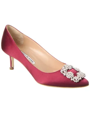 Manolo Blahnik Hangisi 50 Satin Pump Shoes_Manolo-Blahnik