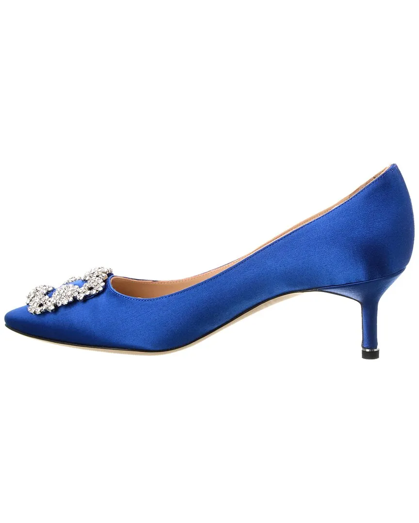 Manolo Blahnik Hangisi 50 Satin Pump Shoes_Manolo-Blahnik