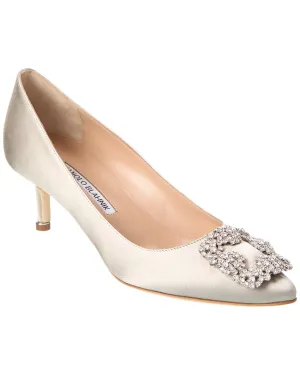 Manolo Blahnik Hangisi 50 Satin Pump Shoes_Manolo-Blahnik