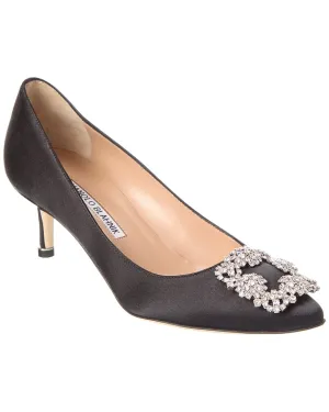 Manolo Blahnik Hangisi 50 Satin Pump Shoes_Manolo-Blahnik