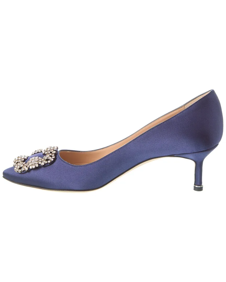 Manolo Blahnik Hangisi 50 Satin Pump Shoes_Manolo-Blahnik