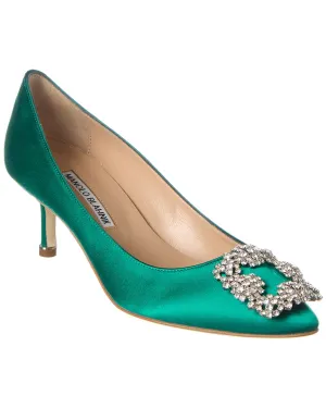 Manolo Blahnik Hangisi 50 Satin Pump Shoes_Manolo-Blahnik