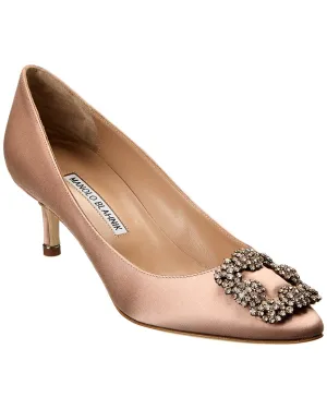 Manolo Blahnik Hangisi 50 Satin Pump Shoes_Manolo-Blahnik