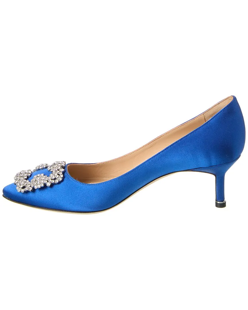 Manolo Blahnik Hangisi 50 Satin Pump Shoes_Manolo-Blahnik