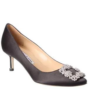 Manolo Blahnik Hangisi 50 Satin Pump Shoes_Manolo-Blahnik