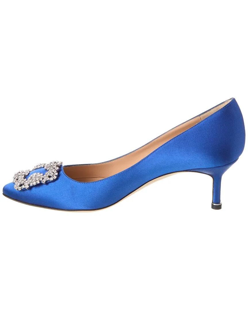 Manolo Blahnik Hangisi 50 Satin Pump Shoes_Manolo-Blahnik