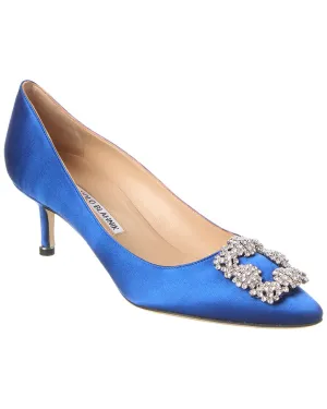 Manolo Blahnik Hangisi 50 Satin Pump Shoes_Manolo-Blahnik