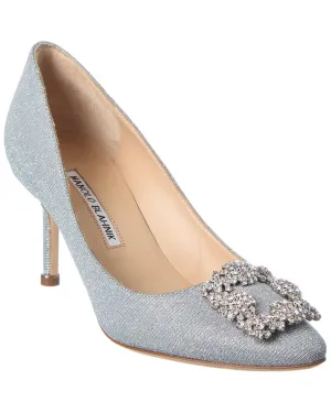 Manolo Blahnik Hangisi 70 Glitter Pump Shoes_Manolo-Blahnik