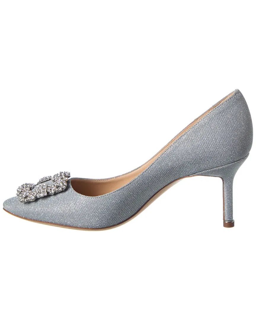 Manolo Blahnik Hangisi 70 Glitter Pump Shoes_Manolo-Blahnik