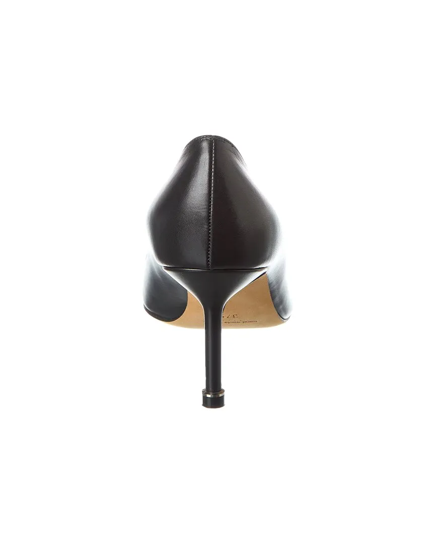 Manolo Blahnik Hangisi 70 Leather Pump Shoes_Manolo-Blahnik