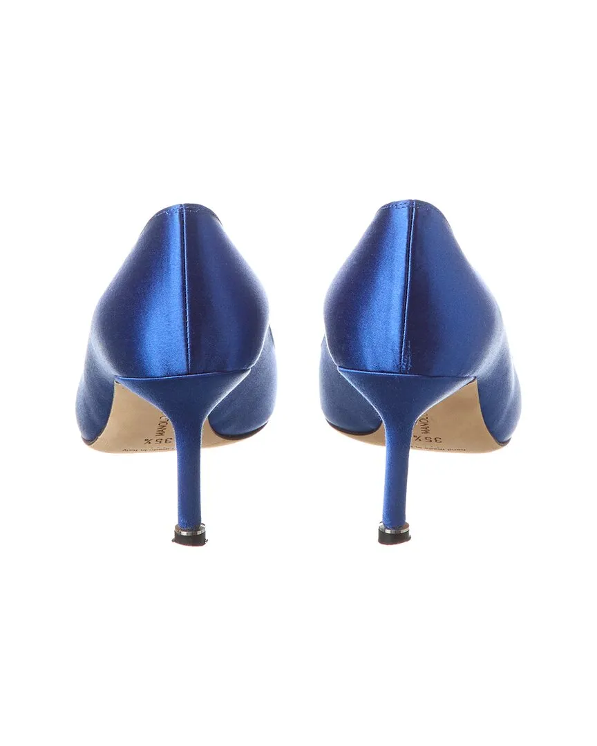 Manolo Blahnik Hangisi 70 Satin Pump (Authentic Pre-Owned) Shoes_Manolo-Blahnik