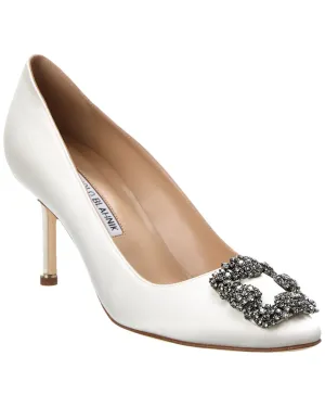 Manolo Blahnik Hangisi 70 Satin Pump Shoes_Manolo-Blahnik