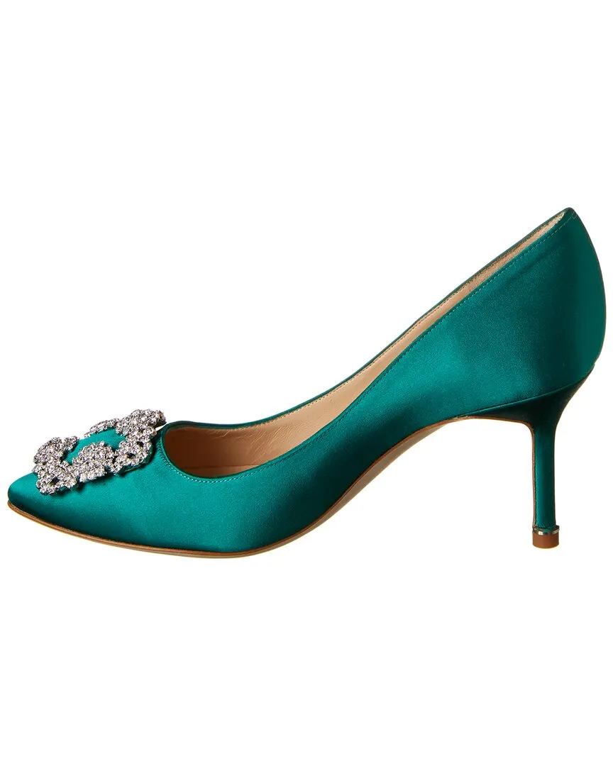 Manolo Blahnik Hangisi 70 Satin Pump Shoes_Manolo-Blahnik