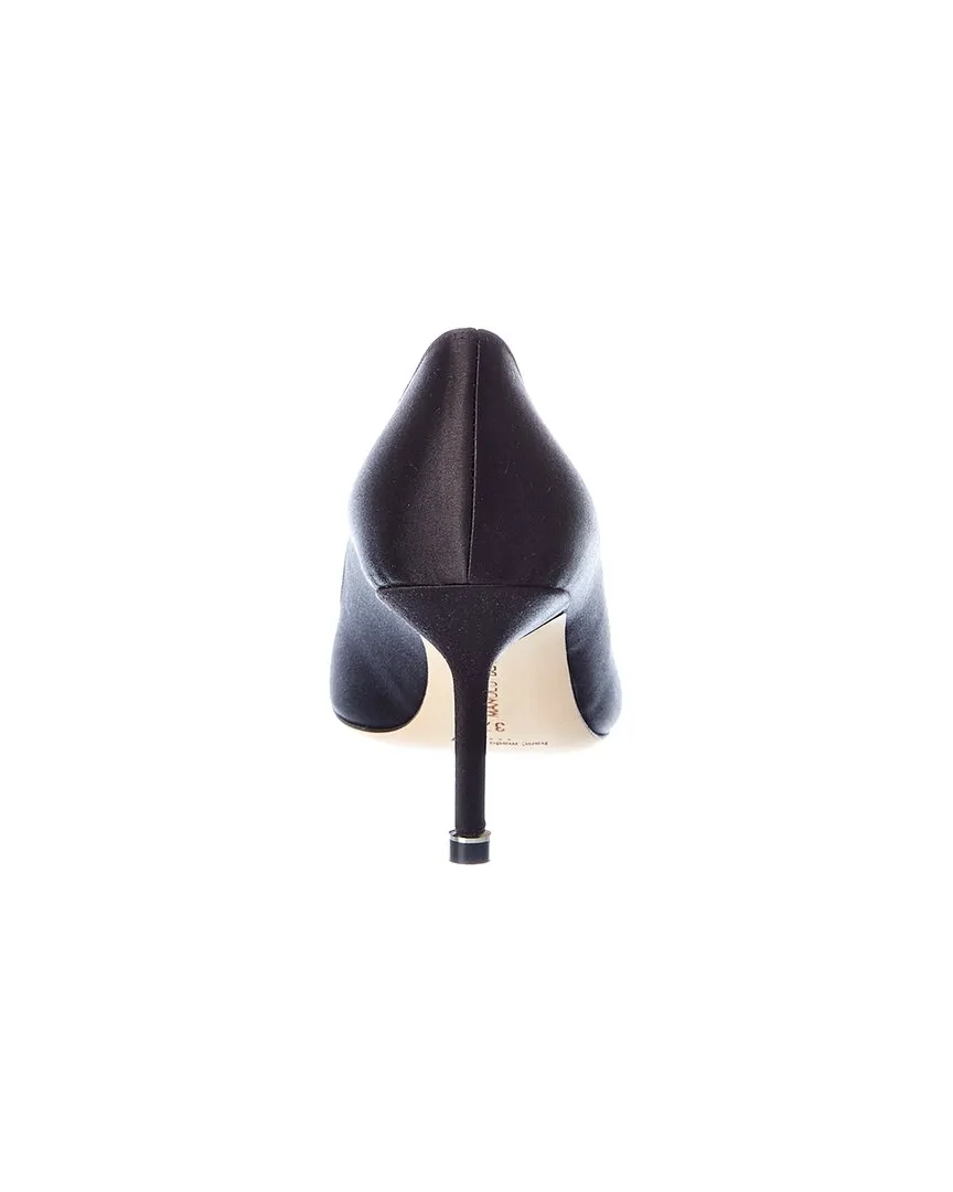 Manolo Blahnik Hangisi 70 Satin Pump Shoes_Manolo-Blahnik