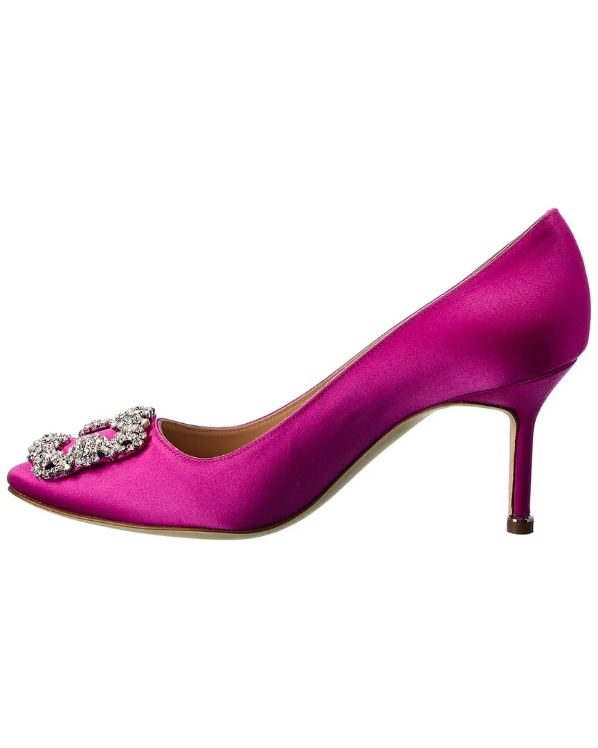 Manolo Blahnik Hangisi 70 Satin Pump Shoes_Manolo-Blahnik