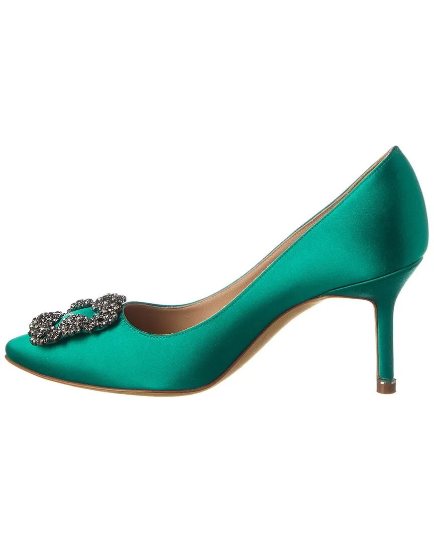 Manolo Blahnik Hangisi 70 Satin Pump Shoes_Manolo-Blahnik
