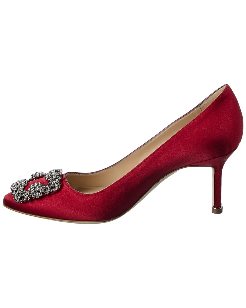 Manolo Blahnik Hangisi 70 Satin Pump Shoes_Manolo-Blahnik
