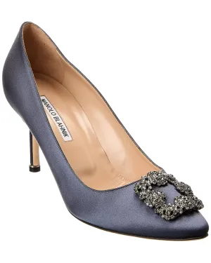 Manolo Blahnik Hangisi 70 Satin Pump Shoes_Manolo-Blahnik