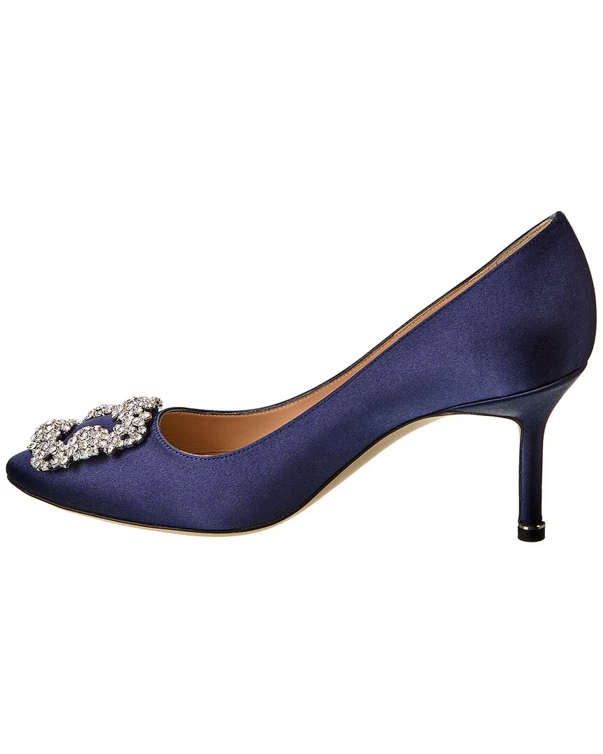 Manolo Blahnik Hangisi 70 Satin Pump Shoes_Manolo-Blahnik