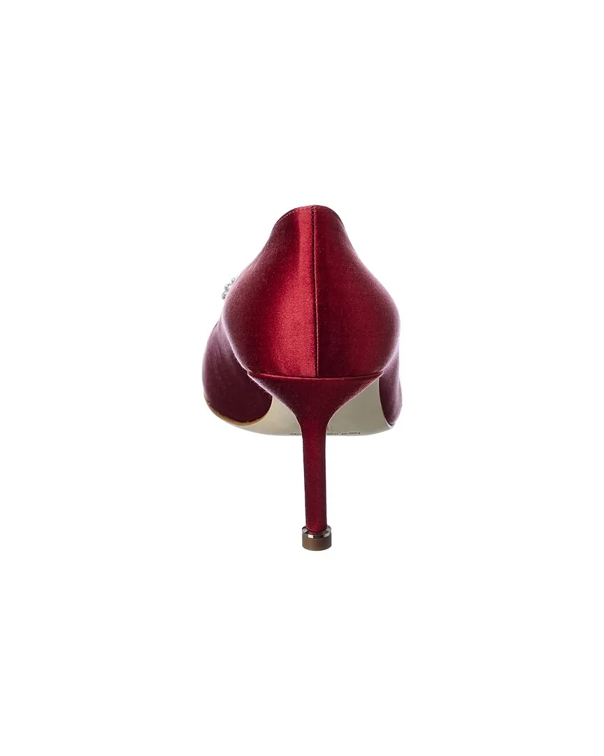 Manolo Blahnik Hangisi 70 Satin Pump Shoes_Manolo-Blahnik