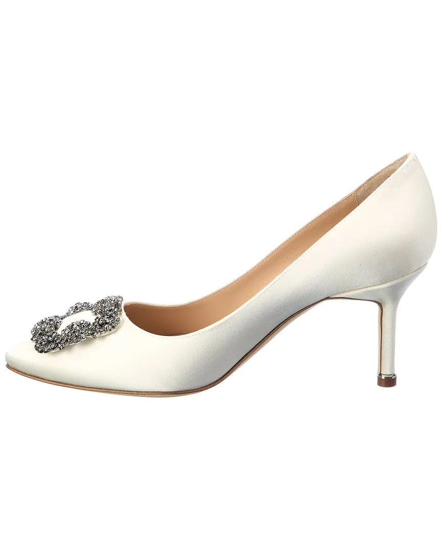 Manolo Blahnik Hangisi 70 Satin Pump Shoes_Manolo-Blahnik