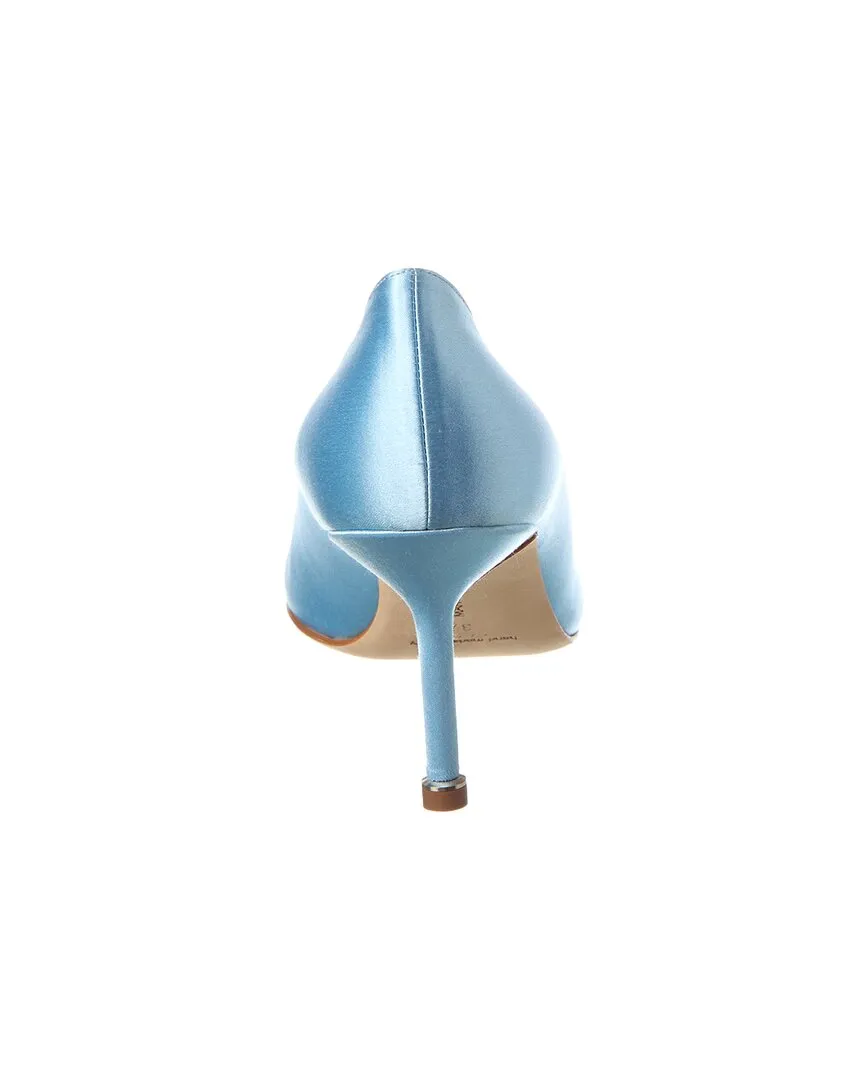 Manolo Blahnik Hangisi 70 Satin Pump Shoes_Manolo-Blahnik