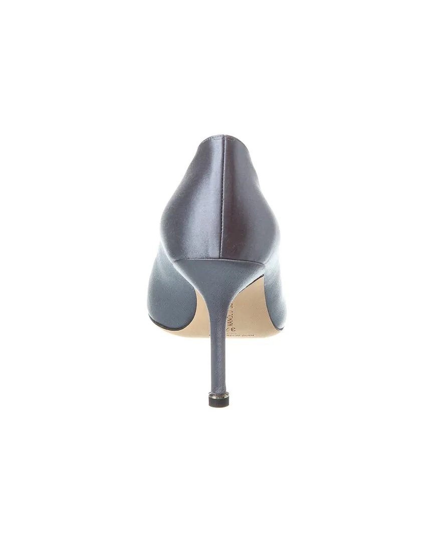 Manolo Blahnik Hangisi 70 Satin Pump Shoes_Manolo-Blahnik