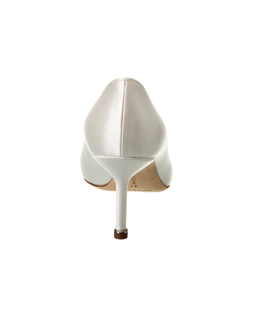 Manolo Blahnik Hangisi 70 Satin Pump Shoes_Manolo-Blahnik