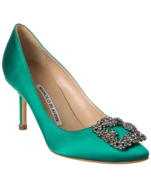Manolo Blahnik Hangisi 70 Satin Pump Shoes_Manolo-Blahnik