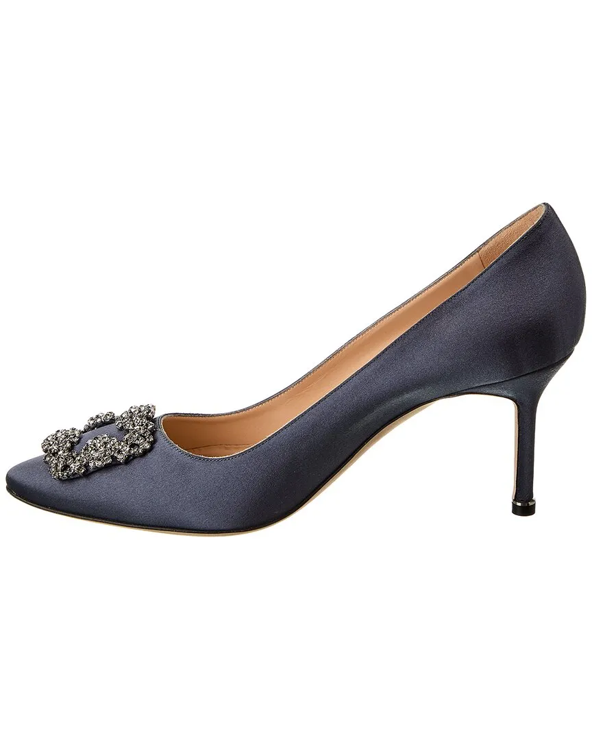 Manolo Blahnik Hangisi 70 Satin Pump Shoes_Manolo-Blahnik