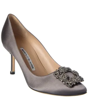 Manolo Blahnik Hangisi 70 Satin Pump Shoes_Manolo-Blahnik