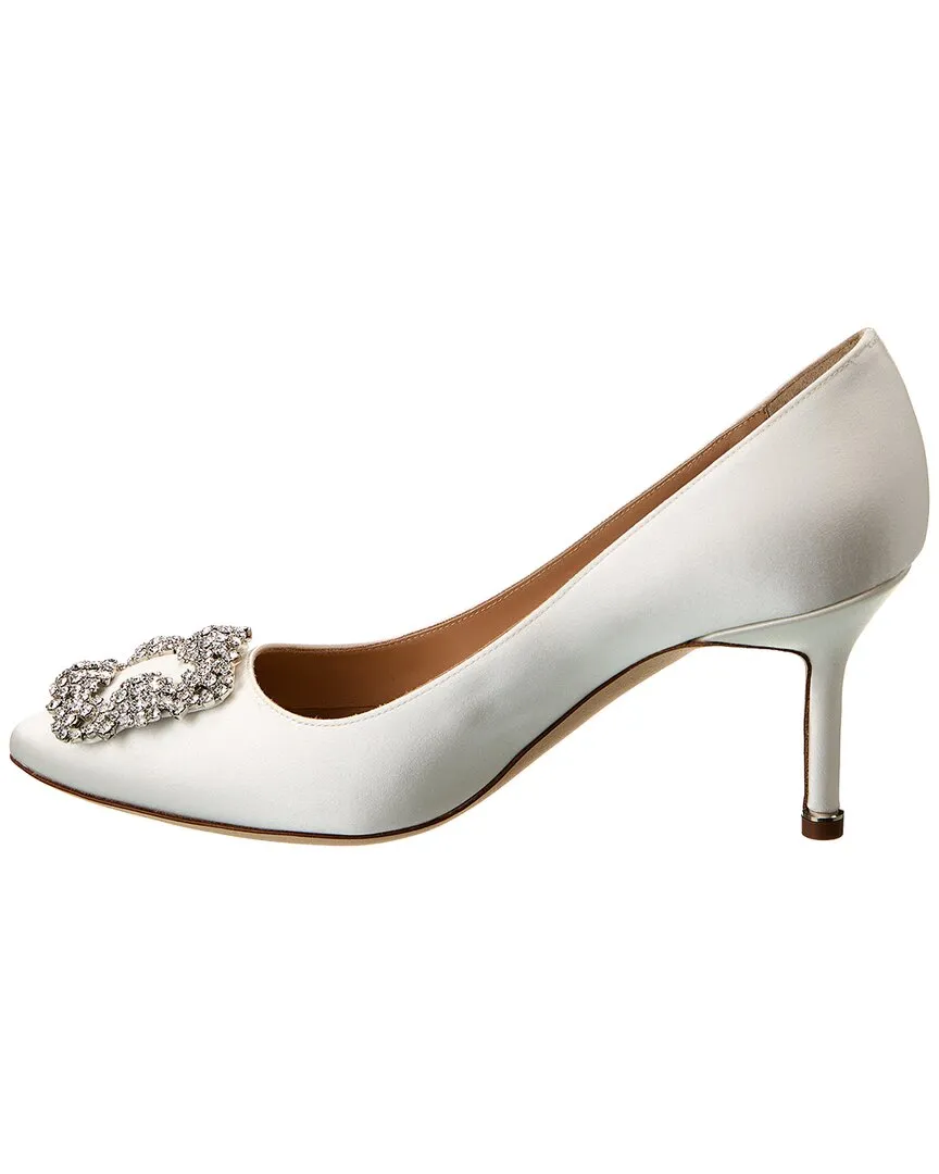 Manolo Blahnik Hangisi 70 Satin Pump Shoes_Manolo-Blahnik