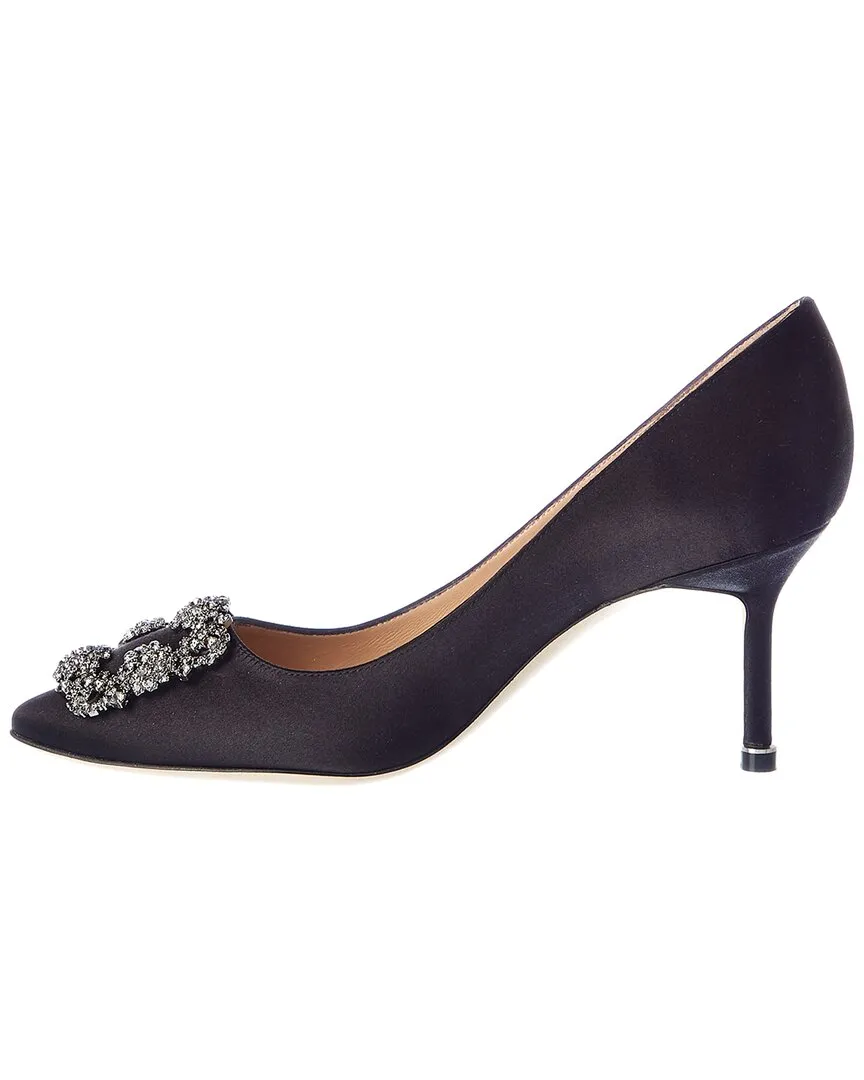 Manolo Blahnik Hangisi 70 Satin Pump Shoes_Manolo-Blahnik