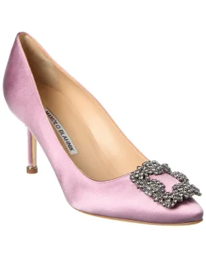 Manolo Blahnik Hangisi 70 Satin Pump Shoes_Manolo-Blahnik