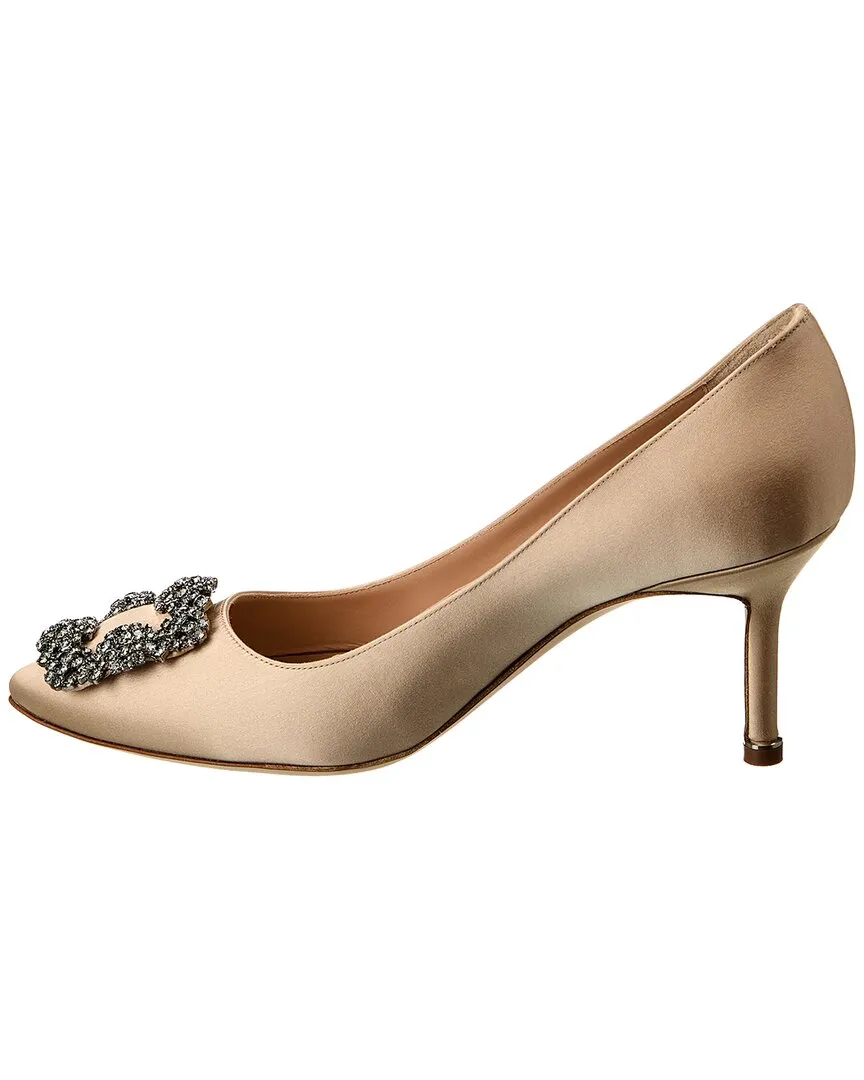 Manolo Blahnik Hangisi 70 Satin Pump Shoes_Manolo-Blahnik
