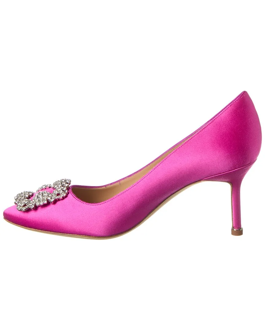Manolo Blahnik Hangisi 70 Satin Pump Shoes_Manolo-Blahnik