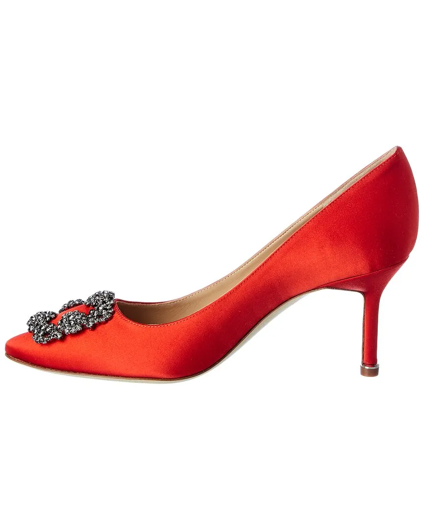 Manolo Blahnik Hangisi 70 Satin Pump Shoes_Manolo-Blahnik