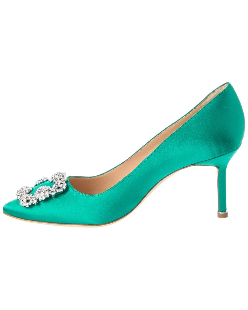 Manolo Blahnik Hangisi 70 Satin Pump Shoes_Manolo-Blahnik