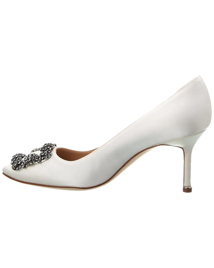 Manolo Blahnik Hangisi 70 Satin Pump Shoes_Manolo-Blahnik