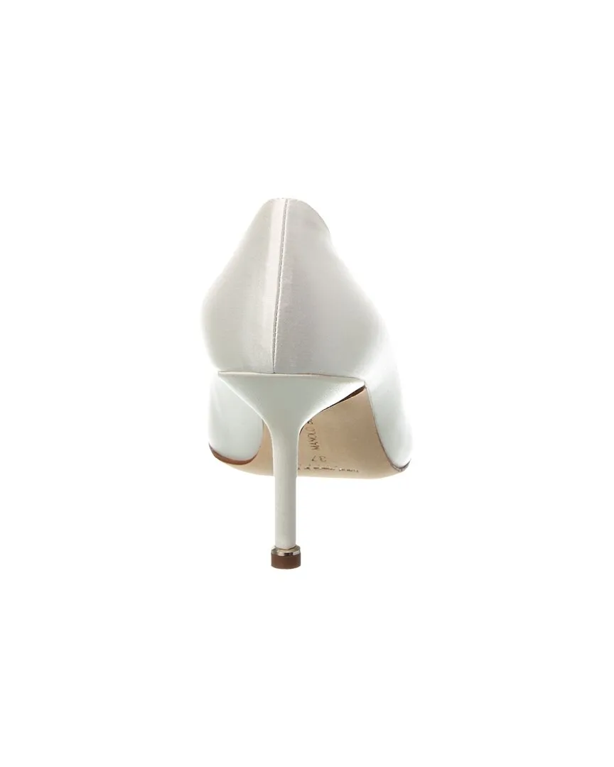 Manolo Blahnik Hangisi 70 Satin Pump Shoes_Manolo-Blahnik