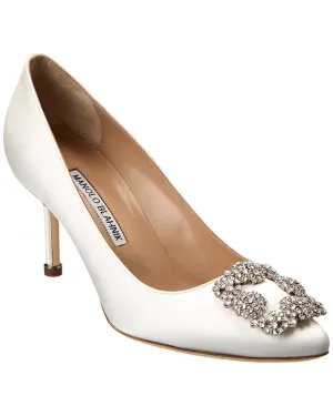 Manolo Blahnik Hangisi 70 Satin Pump Shoes_Manolo-Blahnik