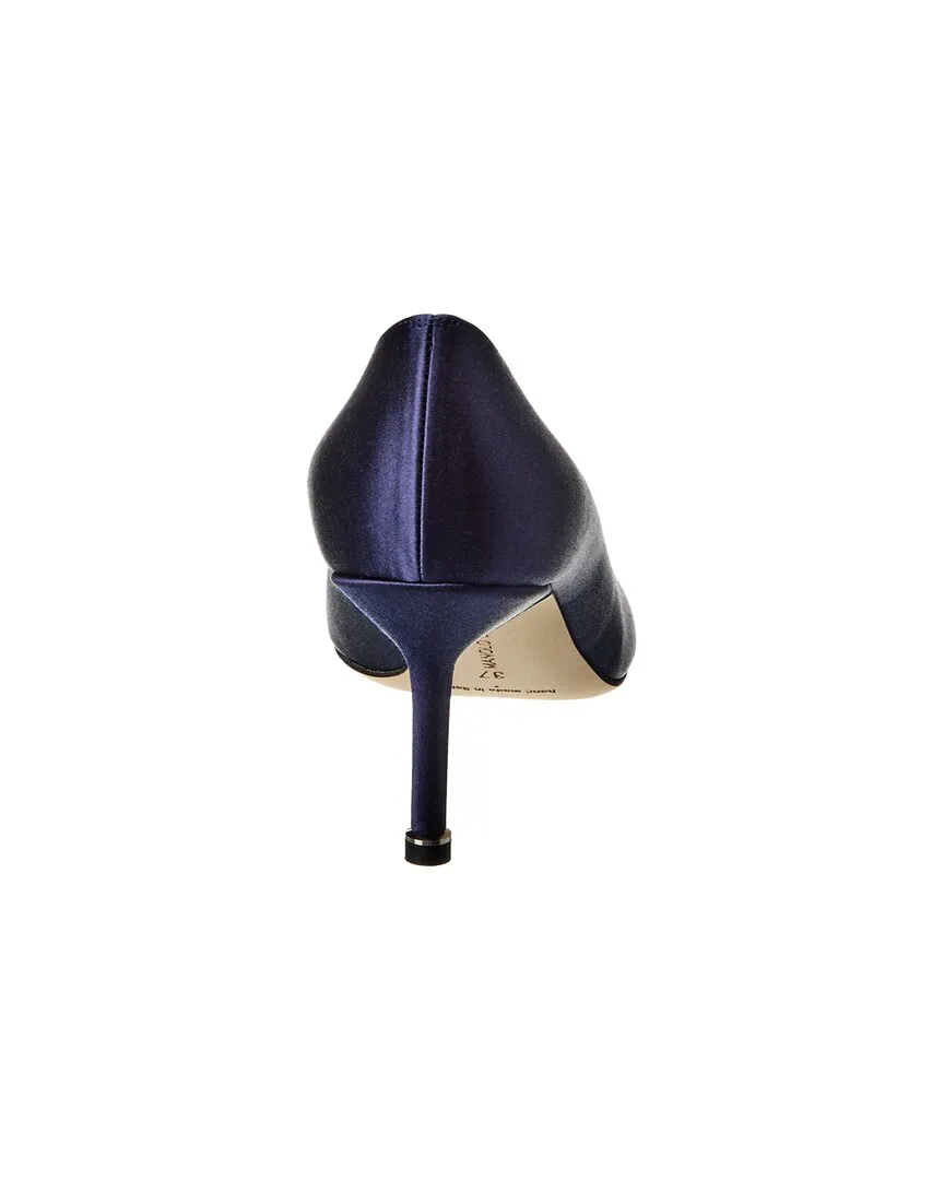 Manolo Blahnik Hangisi 70 Satin Pump Shoes_Manolo-Blahnik