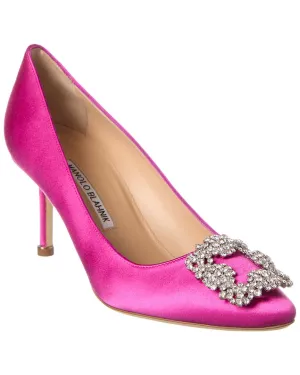 Manolo Blahnik Hangisi 70 Satin Pump Shoes_Manolo-Blahnik