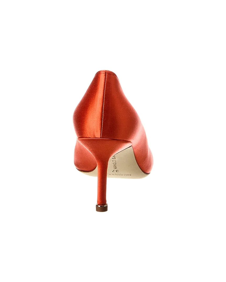 Manolo Blahnik Hangisi 70 Satin Pump Shoes_Manolo-Blahnik