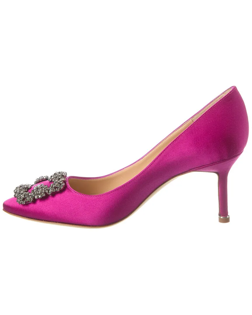 Manolo Blahnik Hangisi 70 Satin Pump Shoes_Manolo-Blahnik