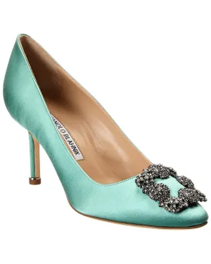 Manolo Blahnik Hangisi 70 Satin Pump Shoes_Manolo-Blahnik