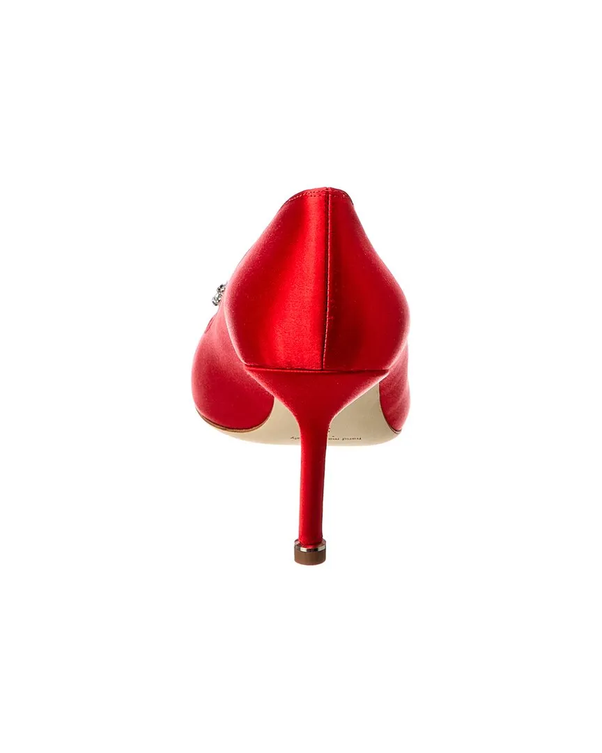 Manolo Blahnik Hangisi 70 Satin Pump Shoes_Manolo-Blahnik