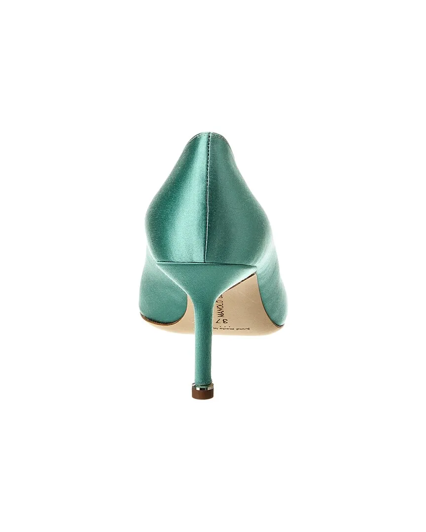 Manolo Blahnik Hangisi 70 Satin Pump Shoes_Manolo-Blahnik